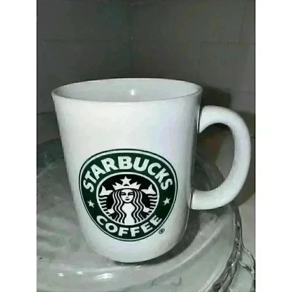 Starbucks 2006 White Coffee Mug Cup Mermaid Logo